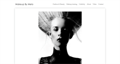 Desktop Screenshot of makeupbymelo.com